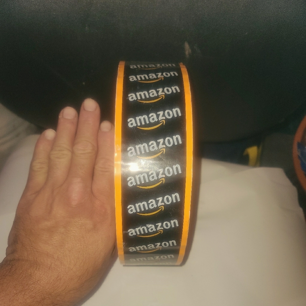 COPY - 10000 foot roll of amazon logo box tape